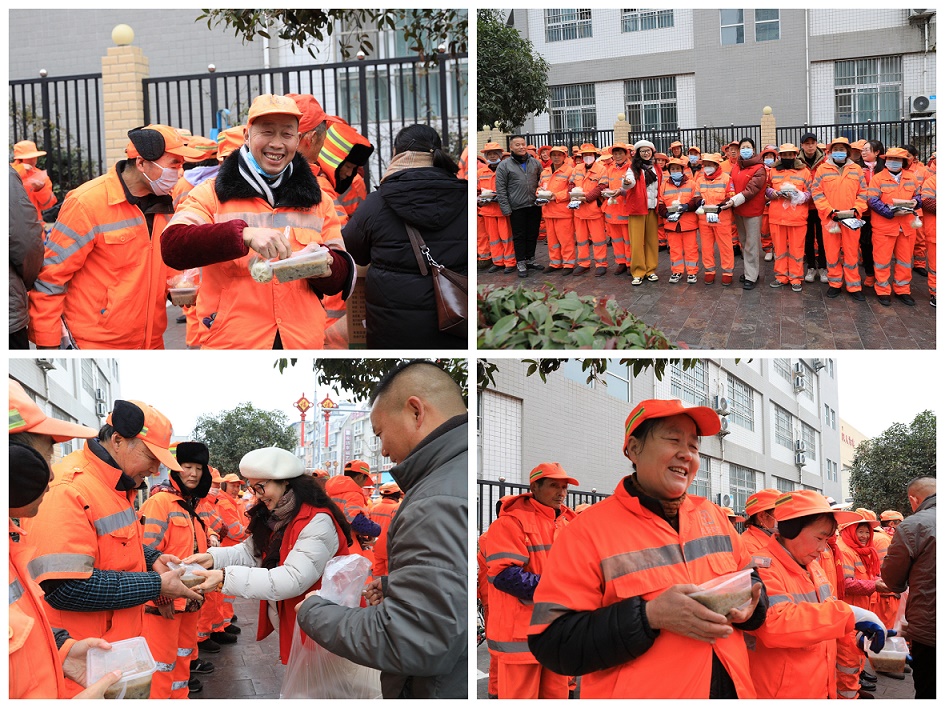 图四：为城市：“美容师”赠送保暖手套和腊八粥场景.jpg