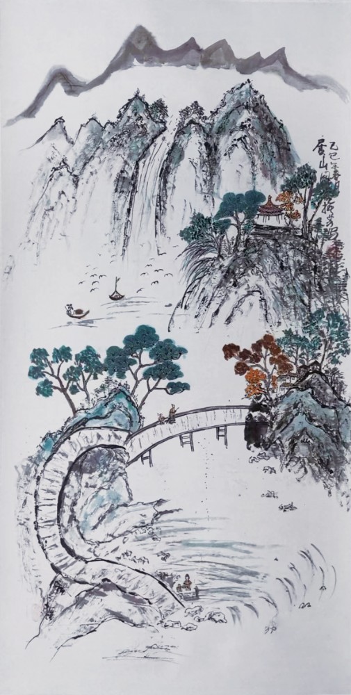渠梅芳《山居图》.jpg 渠梅芳《山居图》.jpg