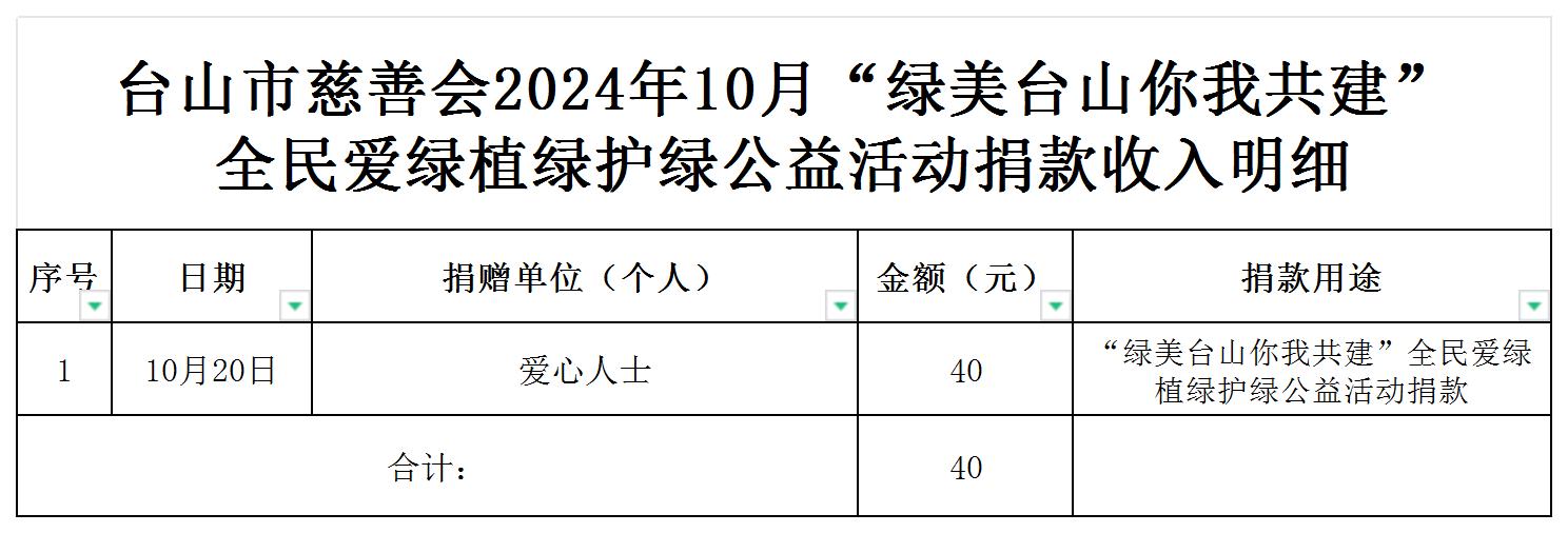 （公示）台山市慈善会2024年10月绿美台山捐款收入明细公示_收入明细公示.jpg