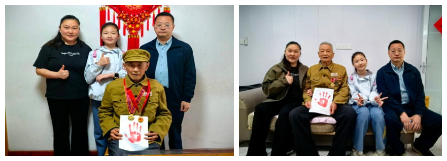 句容市志愿军老兵手印入藏中国共产党历史展览馆